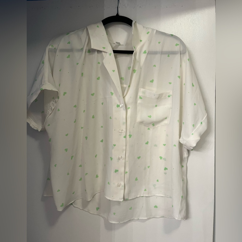 Green heart shirt! Perfect for ST Patrick’s Day!